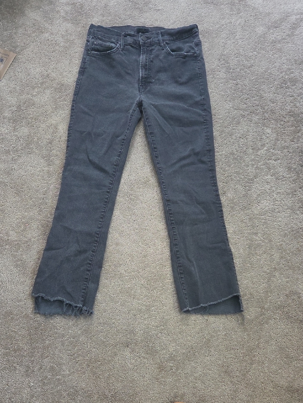 MOTHER The Insider Crop Step Fray In Not Guilty Size 28